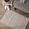DII® Gray Dobby Stripe Hand-Loomed Rug, 2ft. x 3ft.